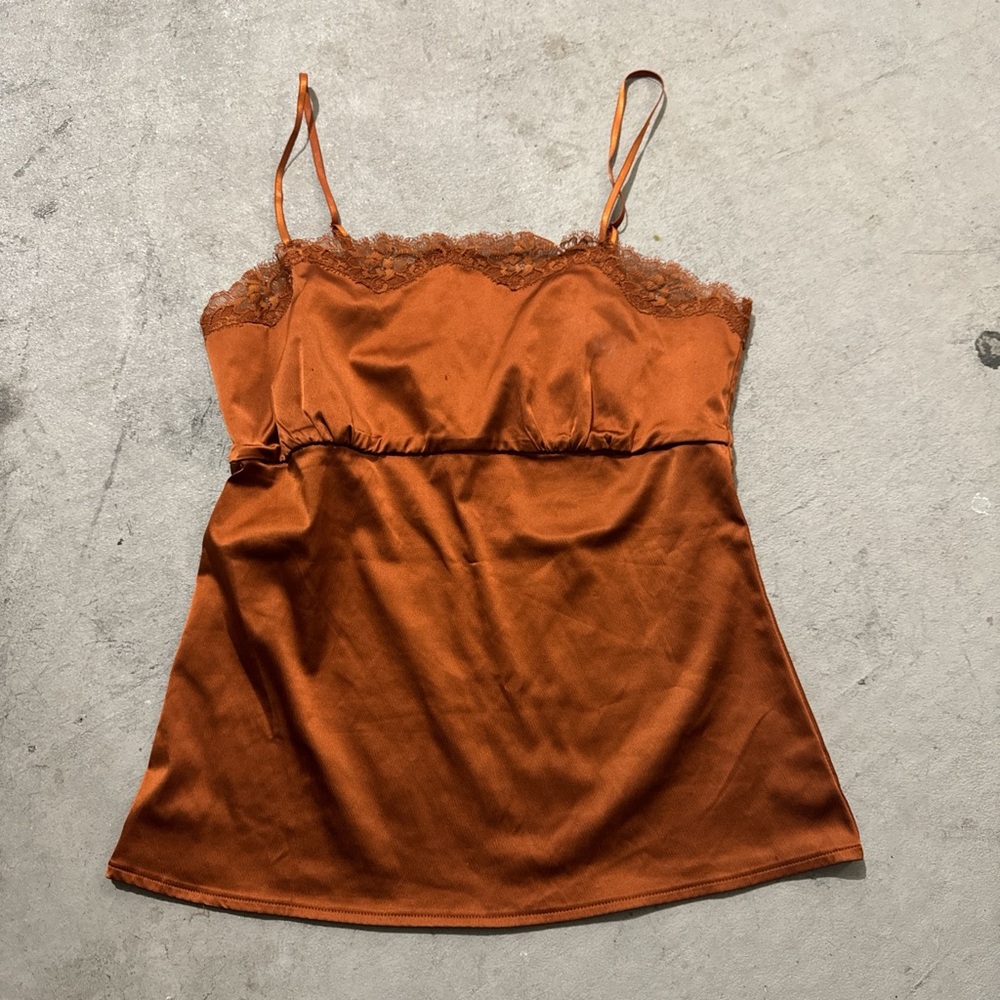 New York & Company Rust Camisole